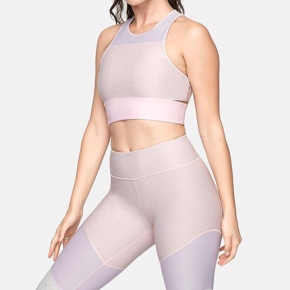 Outdoor Voices Other - Outdoor Voices Tri-Tone Slashback Crop Top NWT